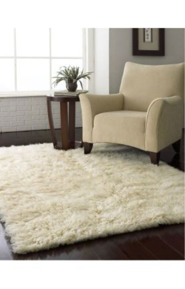 Natural Greek Flokati thick lush pile of 100% wool Standard Shag Rug is only $179 on Swopboard.