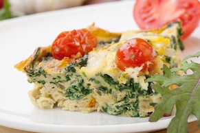 15-Minute Sheet Pan Kale and Egg Bake