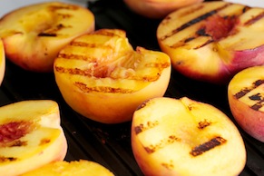 Grilled Nectarines with Feta