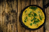 Scrambled Eggs with Spinach and Parmesan