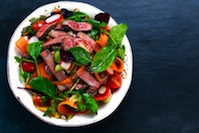 Grilled Steak Panzanella Salad With Tomato Vinaigrette