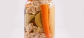 Pickled Carrots and Cauliflower