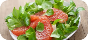 Radicchio, Grapefruit and Spinach Salad